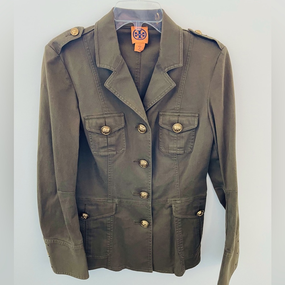 Tory Burch military jacket, size 6